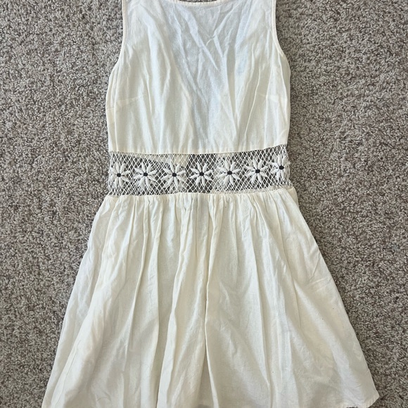 Topshop White Mini Dress size 0 - Picture 1 of 3
